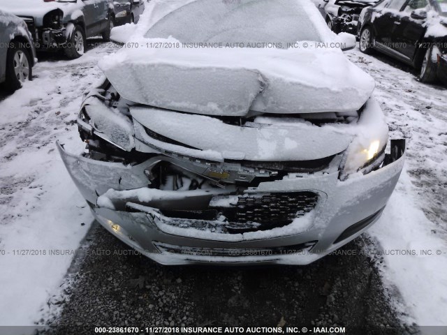 1G11C5SL1EF284803 - 2014 CHEVROLET MALIBU 1LT SILVER photo 6