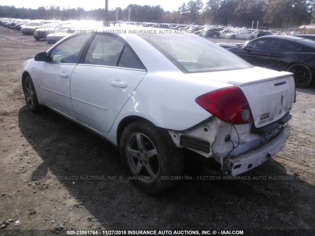 1G2ZG58NX74225078 - 2007 PONTIAC G6 SE WHITE photo 3