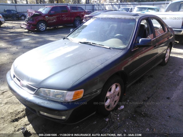 1HGCE6672VA016922 - 1997 HONDA ACCORD EX/EX-R GREEN photo 2