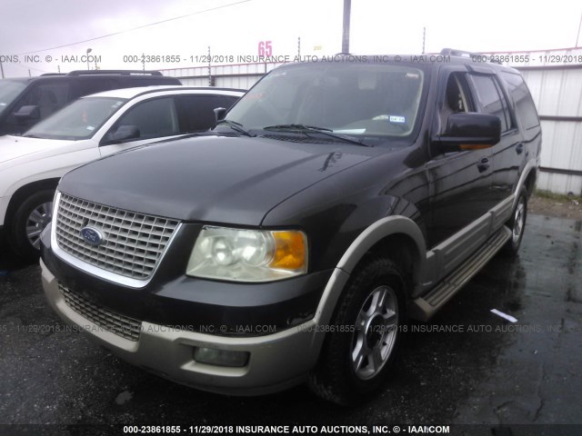 1FMPU17555LA48282 - 2005 FORD EXPEDITION EDDIE BAUER GRAY photo 2