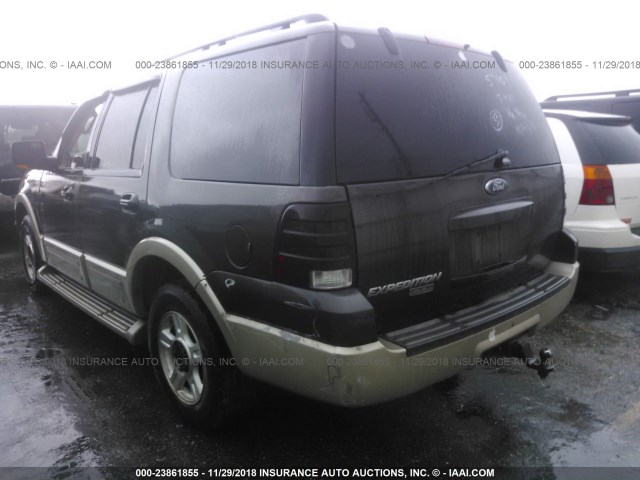 1FMPU17555LA48282 - 2005 FORD EXPEDITION EDDIE BAUER GRAY photo 3