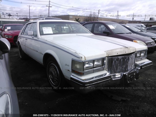 1G6KS6983FE807917 - 1985 CADILLAC SEVILLE WHITE photo 1