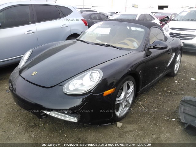 WP0CA2A83BS710642 - 2011 PORSCHE BOXSTER BLACK photo 2