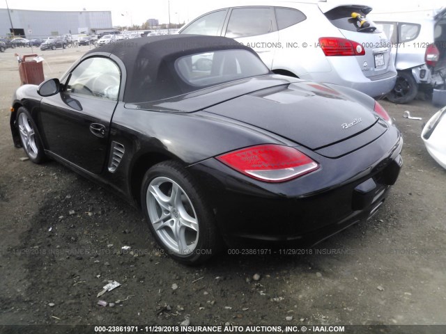 WP0CA2A83BS710642 - 2011 PORSCHE BOXSTER BLACK photo 3