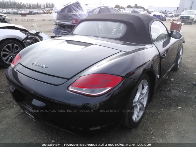 WP0CA2A83BS710642 - 2011 PORSCHE BOXSTER BLACK photo 4