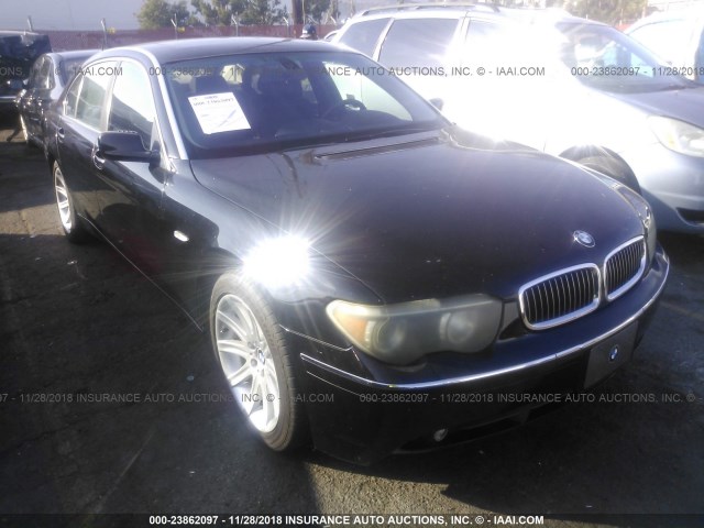 WBAGN63442DR06940 - 2002 BMW 745 LI BLACK photo 1