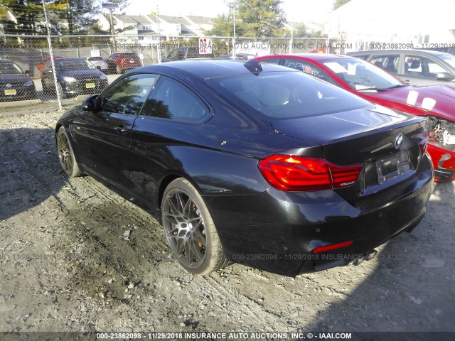 WBS4Y9C55JAC87882 - 2018 BMW M4 BLACK photo 3