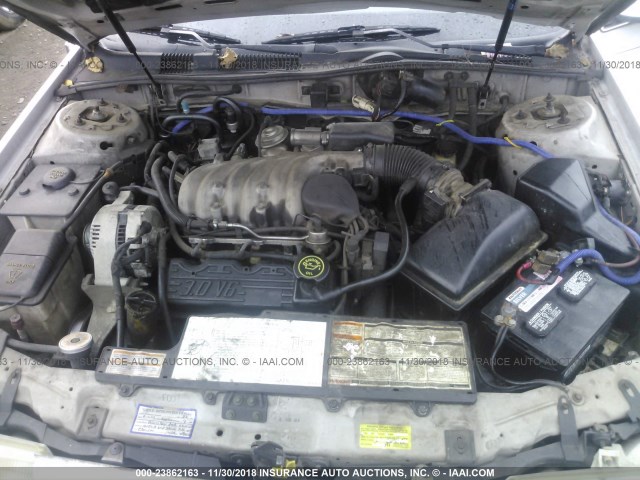 1FACP50U5MA151124 - 1991 FORD TAURUS L WHITE photo 10