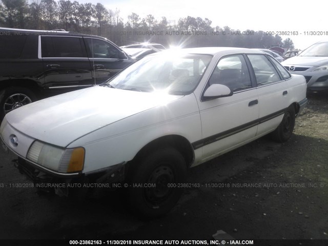 1FACP50U5MA151124 - 1991 FORD TAURUS L WHITE photo 2