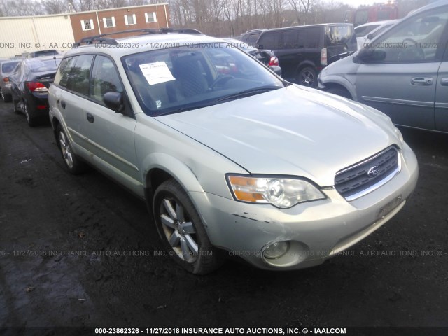 4S4BP61C967314998 - 2006 SUBARU LEGACY OUTBACK 2.5I SILVER photo 1