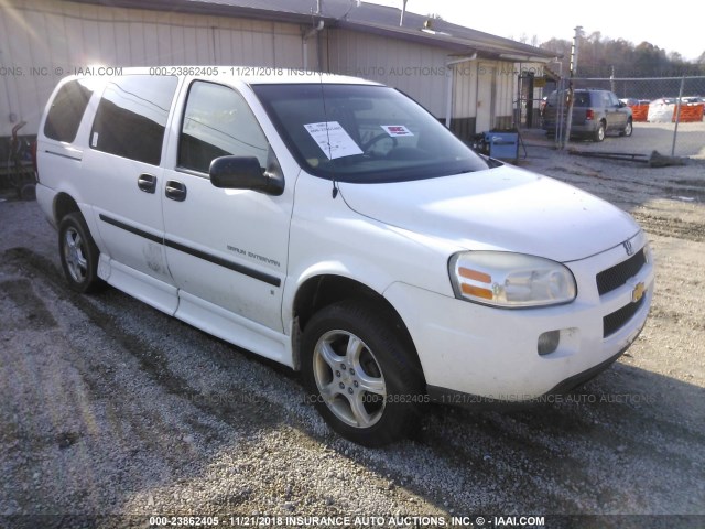 1GBDV13W58D206237 - 2008 CHEVROLET UPLANDER INCOMPLETE WHITE photo 1