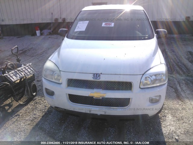 1GBDV13W58D206237 - 2008 CHEVROLET UPLANDER INCOMPLETE WHITE photo 6