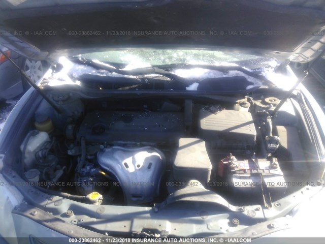 4T1BE46K07U563025 - 2007 TOYOTA CAMRY NEW GENERAT CE/LE/XLE/SE GREEN photo 10