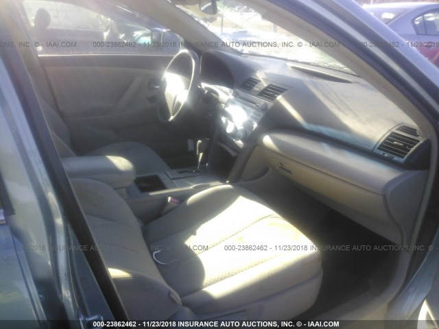 4T1BE46K07U563025 - 2007 TOYOTA CAMRY NEW GENERAT CE/LE/XLE/SE GREEN photo 5