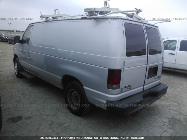 1FTNE1EWXCDA98042 - 2012 FORD ECONOLINE E150 VAN GRAY photo 3