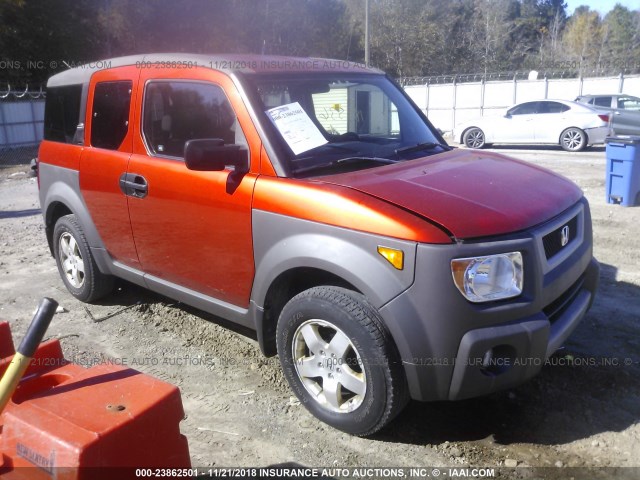 5J6YH28503L040115 - 2003 HONDA ELEMENT EX ORANGE photo 1