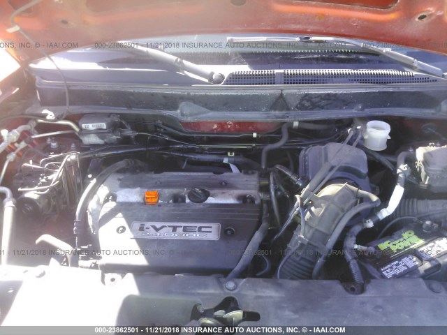 5J6YH28503L040115 - 2003 HONDA ELEMENT EX ORANGE photo 10