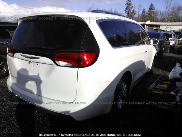 2C4RC1BG1JR143805 - 2018 CHRYSLER PACIFICA TOURING L WHITE photo 4