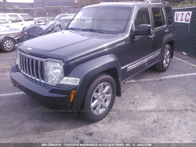 1J4PP5GK8AW128803 - 2010 JEEP LIBERTY LIMITED GRAY photo 2