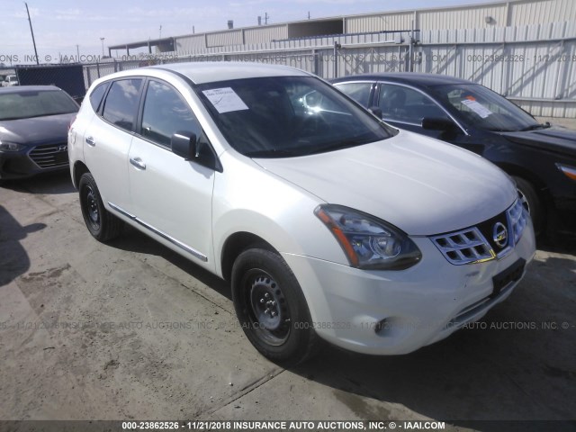 JN8AS5MTXEW604583 - 2014 NISSAN ROGUE SELECT S WHITE photo 1