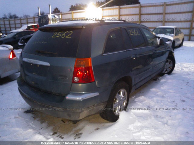 2A8GF68446R638234 - 2006 CHRYSLER PACIFICA TOURING BLUE photo 4