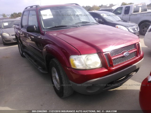 1FMZU67K24UC30316 - 2004 FORD EXPLORER SPORT TR  RED photo 1