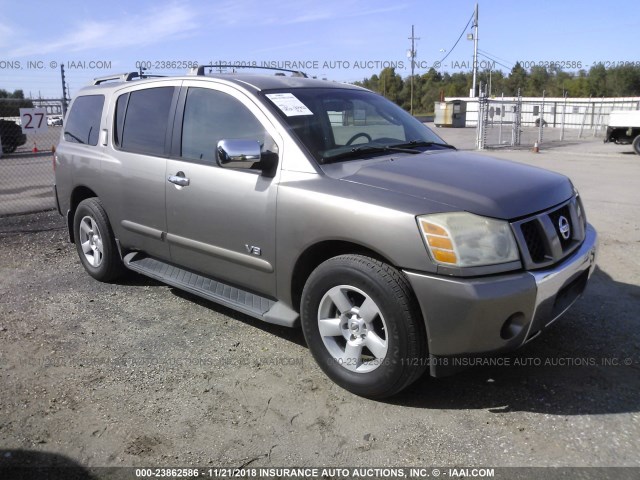 5N1AA08A06N713342 - 2006 NISSAN ARMADA SE/LE GOLD photo 1