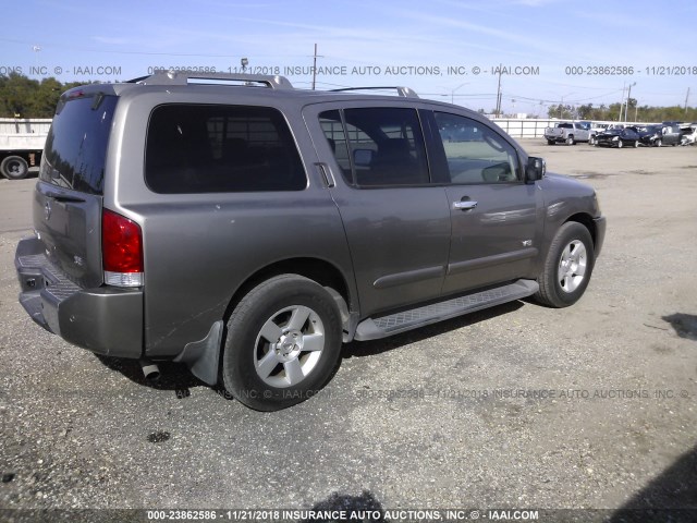 5N1AA08A06N713342 - 2006 NISSAN ARMADA SE/LE GOLD photo 4