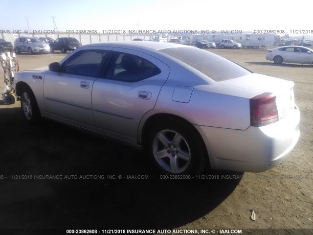 2B3KA43G36H251994 - 2006 DODGE CHARGER SE/SXT SILVER photo 3