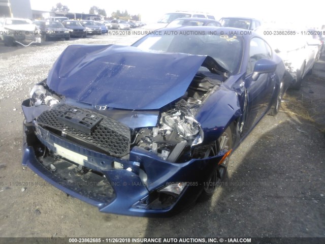 JF1ZNAA10D2728164 - 2013 TOYOTA SCION FR-S Dark Blue photo 2