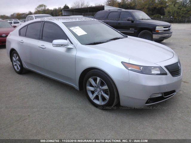 19UUA8F55CA031759 - 2012 ACURA TL SILVER photo 1