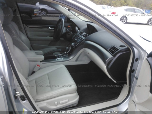 19UUA8F55CA031759 - 2012 ACURA TL SILVER photo 5