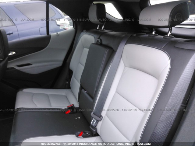 2GNAXMEV7J6298770 - 2018 CHEVROLET EQUINOX PREMIER GRAY photo 8