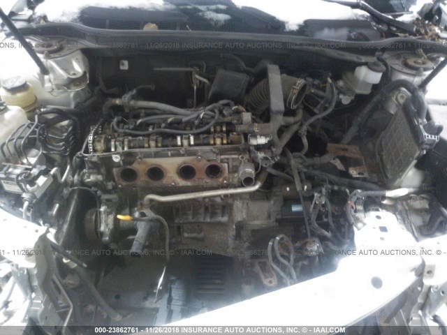 4T4BE46K78R022755 - 2008 TOYOTA CAMRY CE/LE/XLE/SE SILVER photo 10