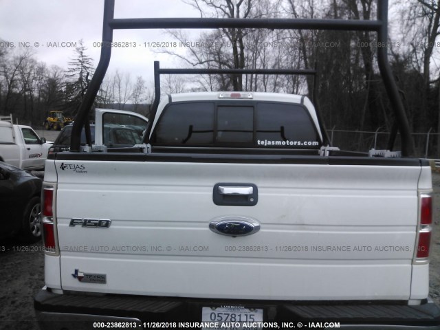 1FTFW1E68DFC12076 - 2013 FORD F150 SUPERCREW WHITE photo 8