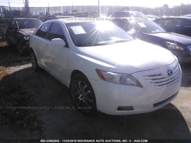 4T1BE46K19U887748 - 2009 TOYOTA CAMRY SE/LE/XLE WHITE photo 1