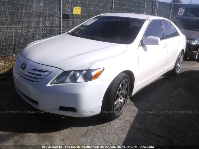 4T1BE46K19U887748 - 2009 TOYOTA CAMRY SE/LE/XLE WHITE photo 2