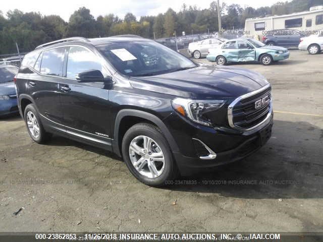 3GKALTEV4JL308587 - 2018 GMC TERRAIN SLE BLACK photo 1