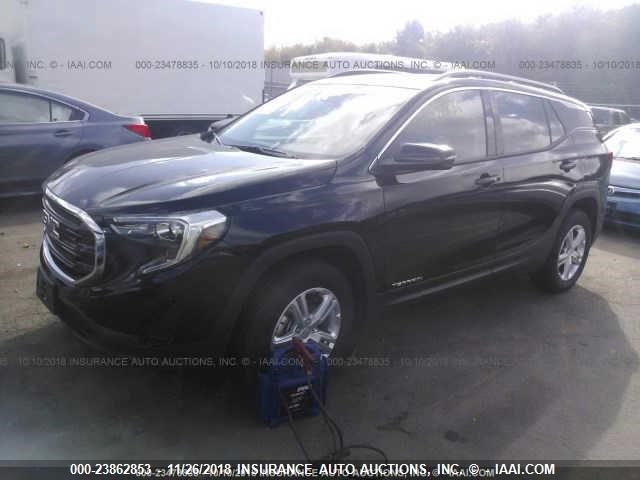 3GKALTEV4JL308587 - 2018 GMC TERRAIN SLE BLACK photo 2