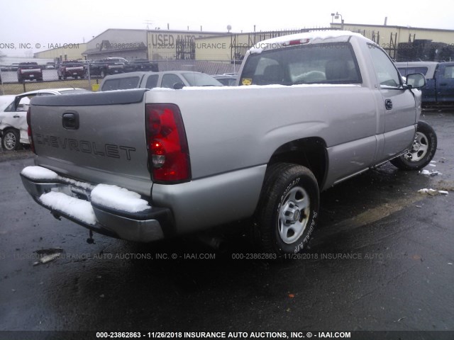 1GCEC14X63Z219698 - 2003 CHEVROLET SILVERADO C1500 GRAY photo 4