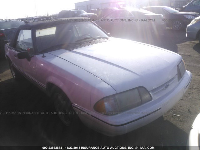 1FACP44A2LF149407 - 1990 FORD MUSTANG LX WHITE photo 1