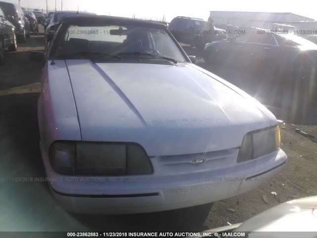 1FACP44A2LF149407 - 1990 FORD MUSTANG LX WHITE photo 6
