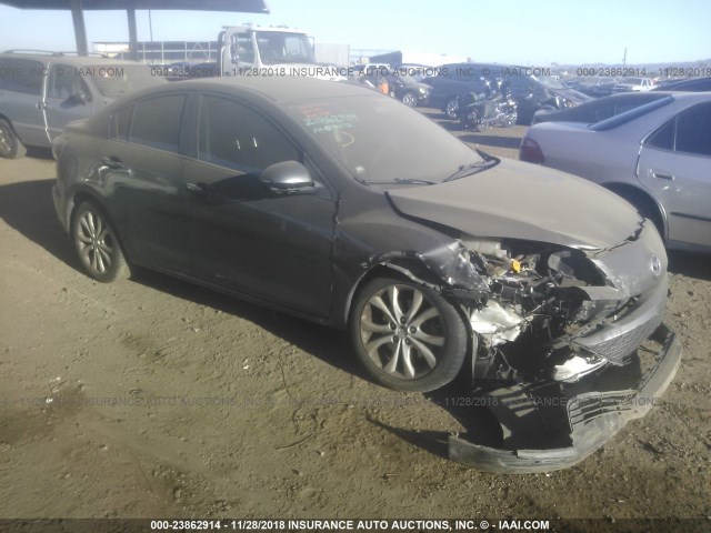 JM1BL1S56A1353160 - 2010 MAZDA 3 S GRAY photo 1