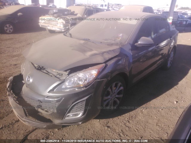 JM1BL1S56A1353160 - 2010 MAZDA 3 S GRAY photo 2