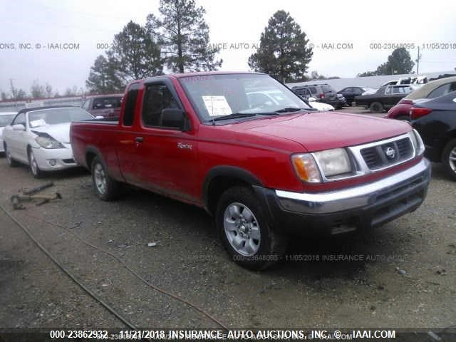 1N6DD26S3YC344780 - 2000 NISSAN FRONTIER KING CAB XE RED photo 1