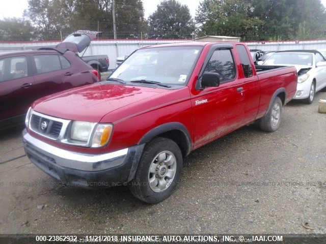 1N6DD26S3YC344780 - 2000 NISSAN FRONTIER KING CAB XE RED photo 2