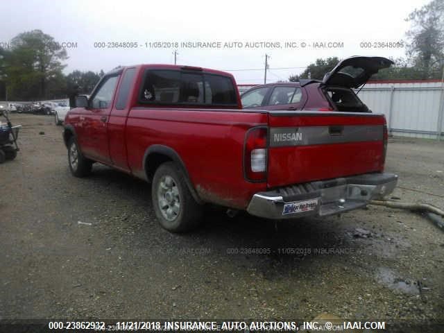 1N6DD26S3YC344780 - 2000 NISSAN FRONTIER KING CAB XE RED photo 3