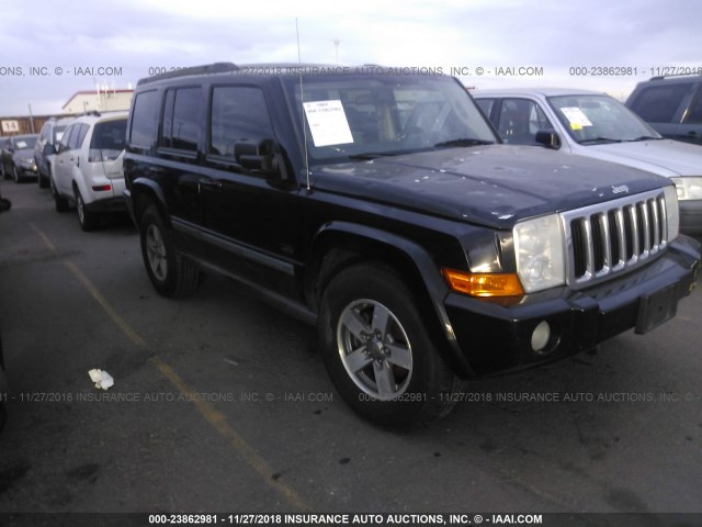 1J8HH48K87C699730 - 2007 JEEP COMMANDER 黑色 照片 1