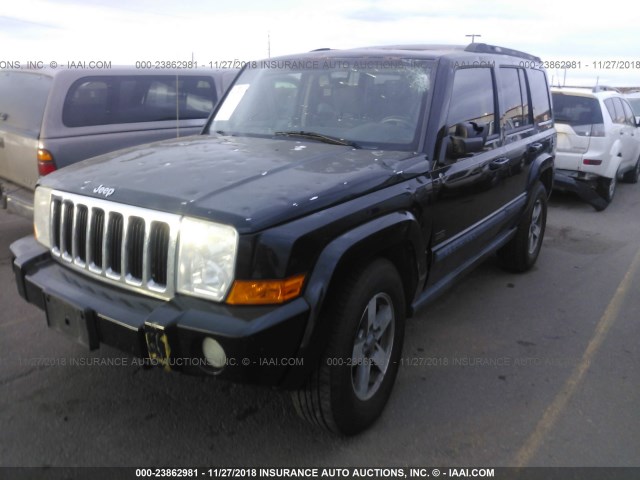 1J8HH48K87C699730 - 2007 JEEP COMMANDER 黑色 照片 2