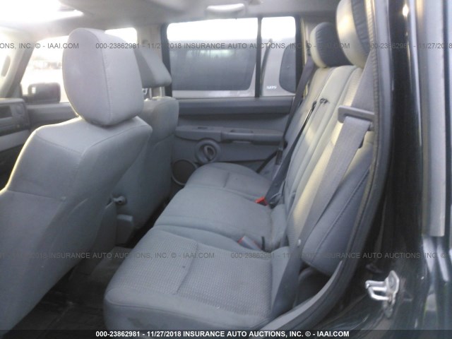 1J8HH48K87C699730 - 2007 JEEP COMMANDER 黑色 照片 8
